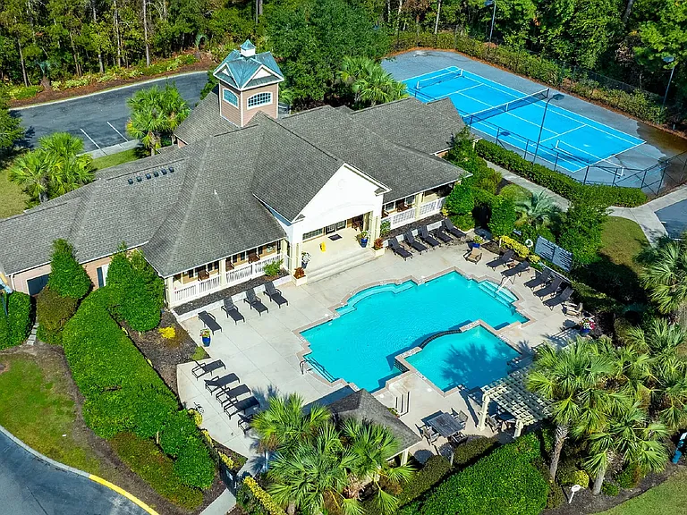 Clubhouse, Pool, and Tennis Court