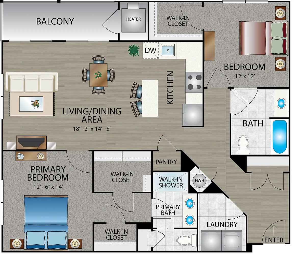 Floor plan Morgan
