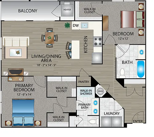 Floor plan Morgan