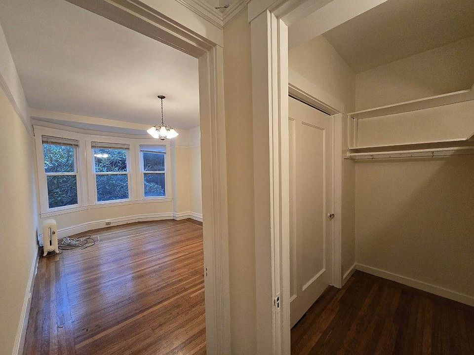 Living room with closet