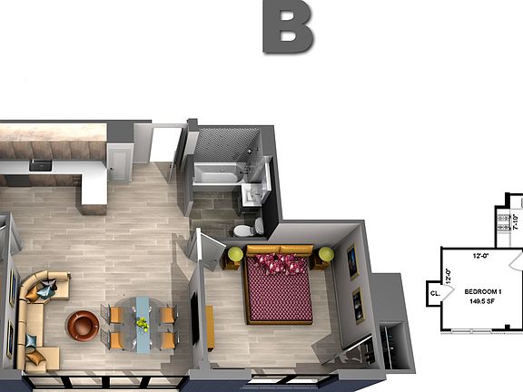 2nd image of 2121 7th Ave #7D