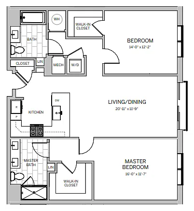 Floor plan B6