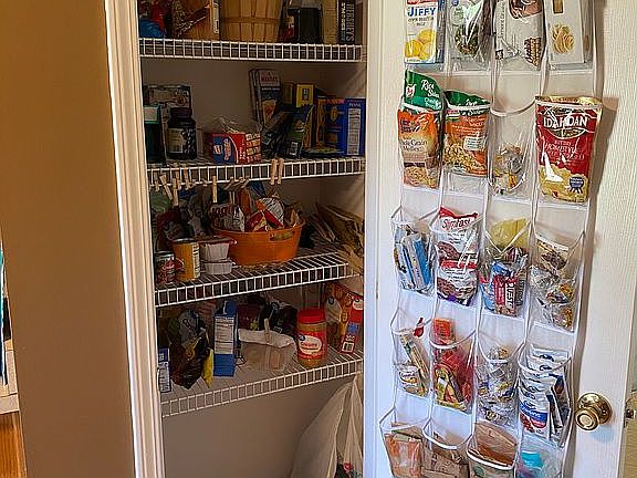 Inside Kitchen Pantry
