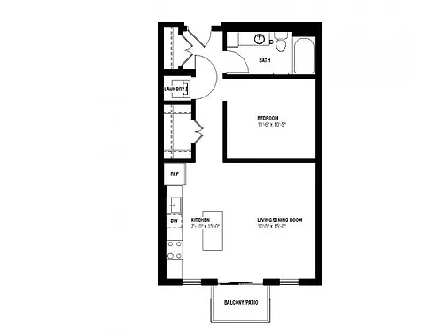 Floor plan Divine Alcove