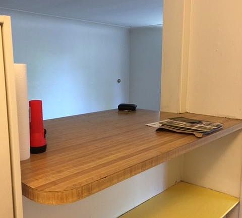 Pass Thru from Kitchen to Living Room Small dining room to right