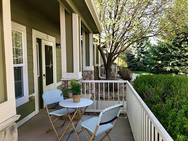 Patio near front entry
