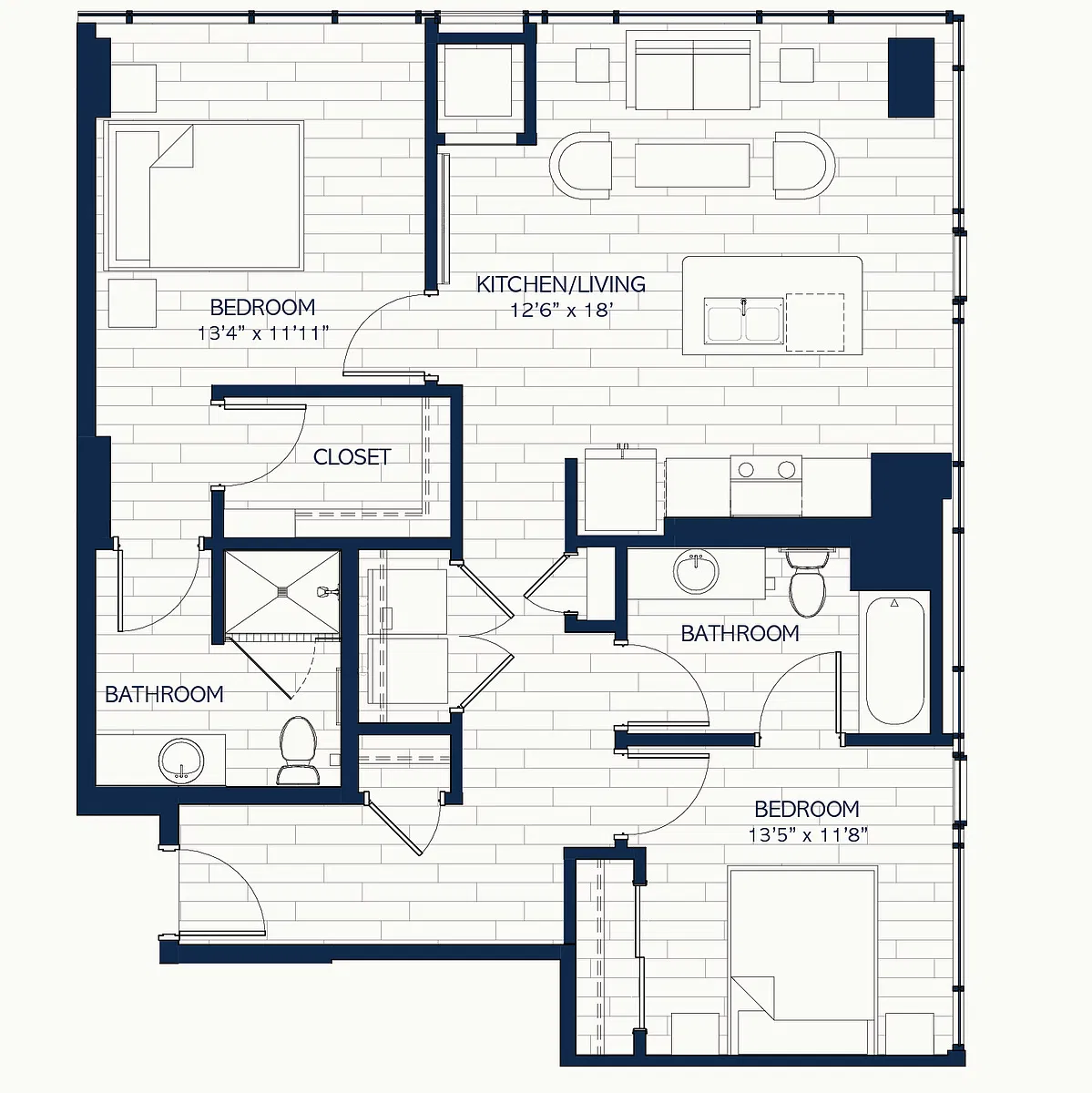 Floor plan 2CH4