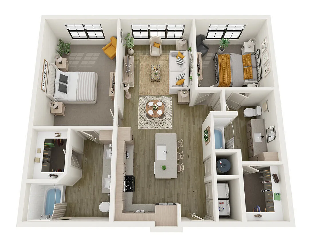 Floor plan The Oaks