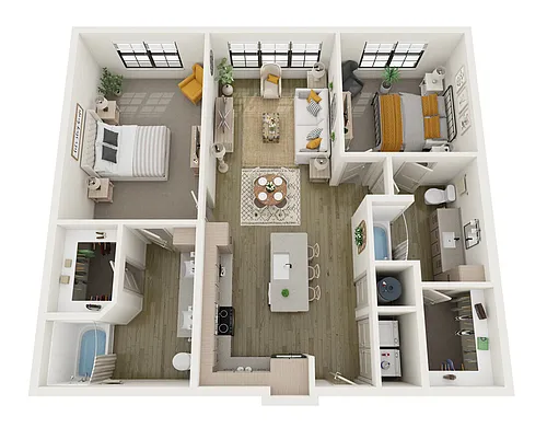 Floor plan The Oaks