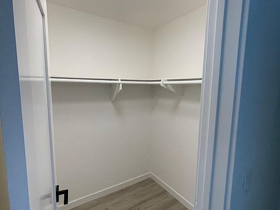 walk in closet in master