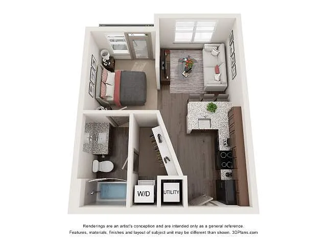 Floor plan Studio A1