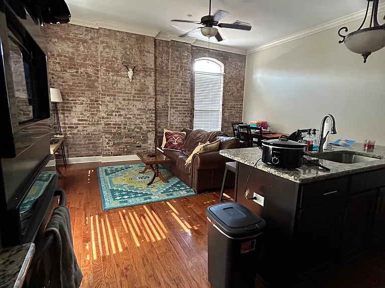 View of the living area.