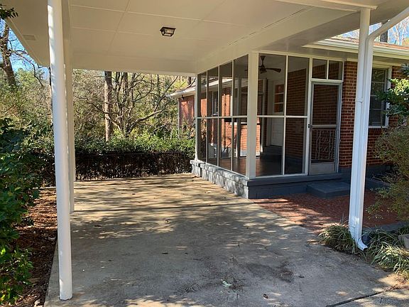 Exterior: covered parking and screened in porch
