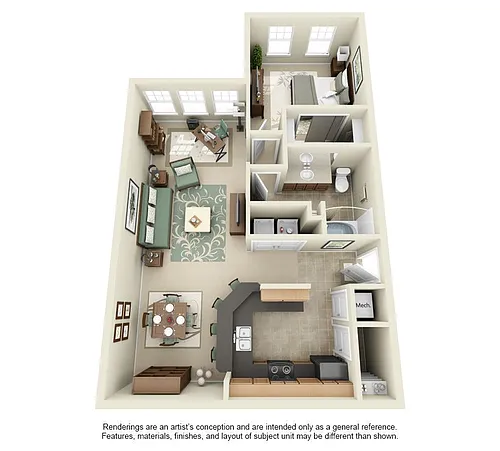 Floor plan Monterey