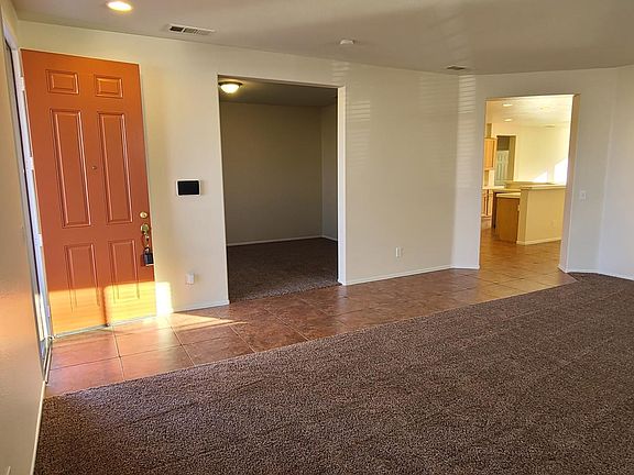 House entrance and dining room/loft