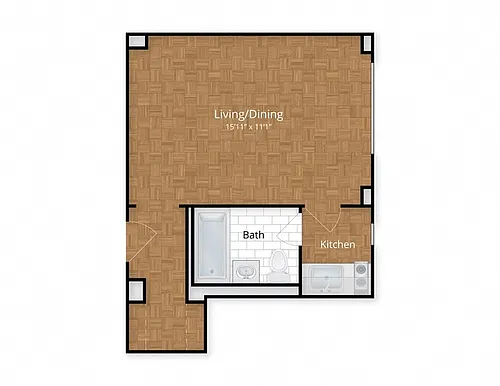 Floor plan Studio