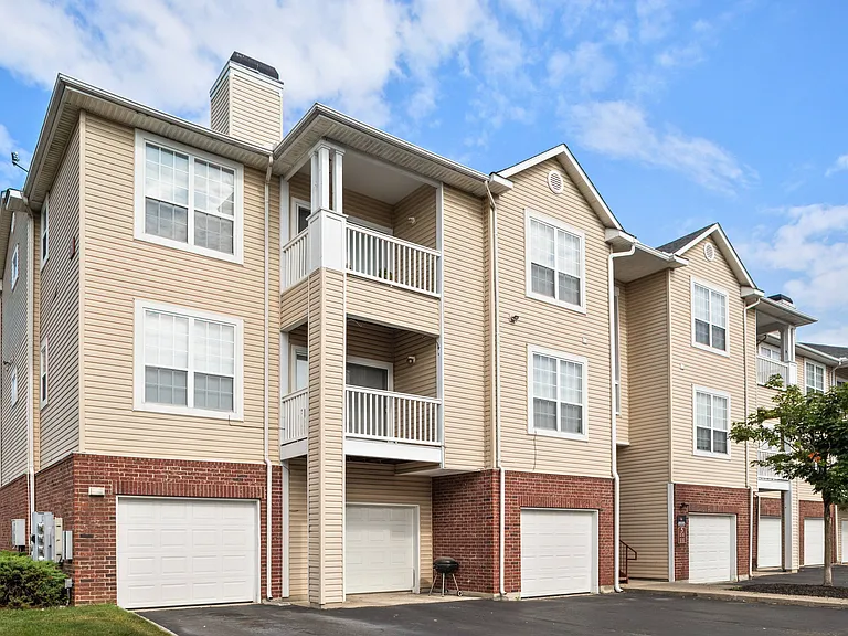 Exterior Apartment View with Garage Space