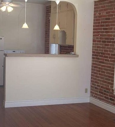 view into kitchen