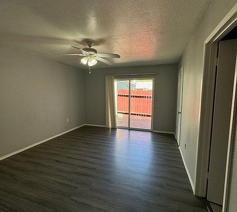 Mater bedroom with access to patio