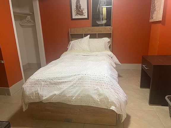 Bedroom A: $830 with Single sized bed (Shared bathroom)