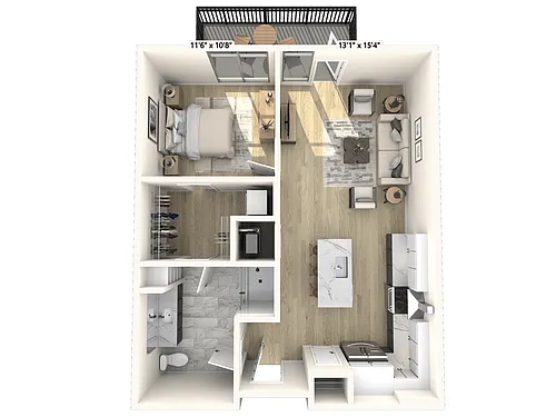 Floor plan A1 - The Hamilton
