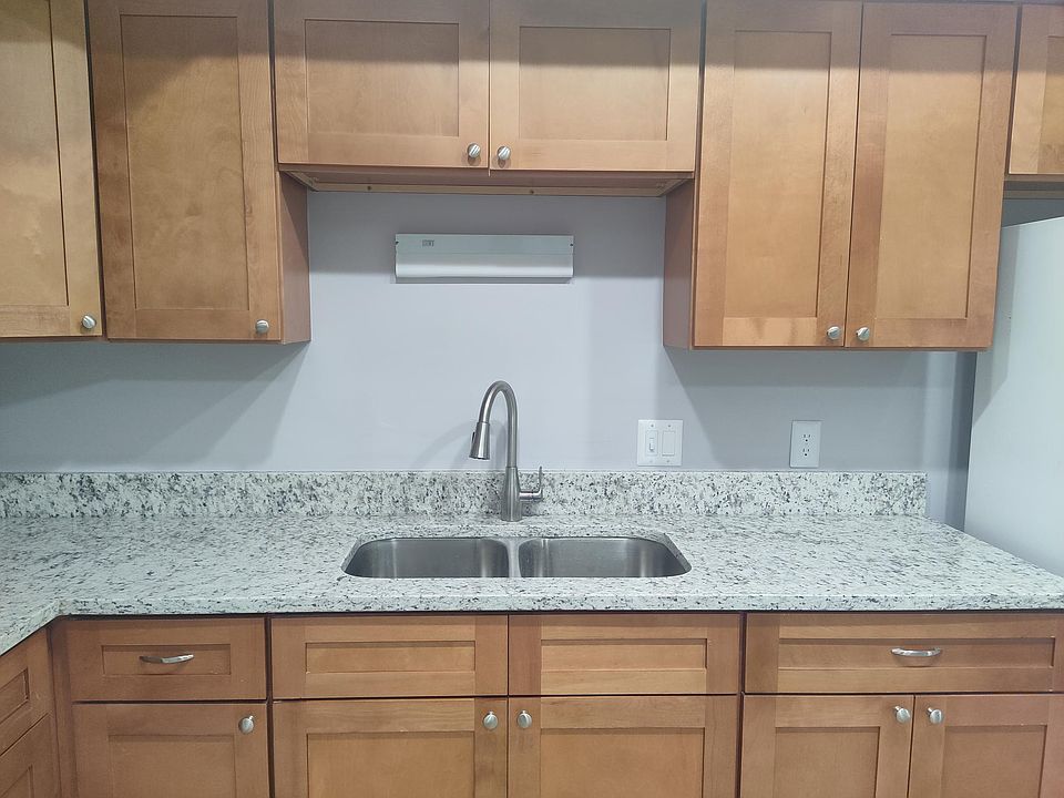 Spacious kitchen with new counters