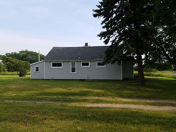 Fresh siding on farm house