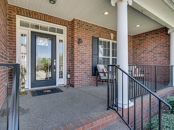 Inviting front porch.