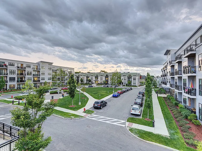 Our community is centered around an open courtyard with beautiful green space