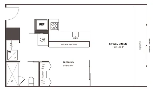 Floor plan M1