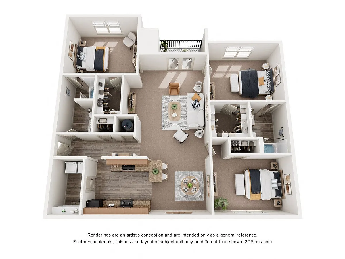 Floor plan 3 Bedroom