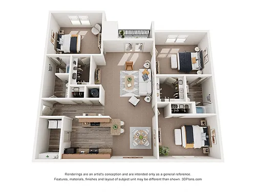 Floor plan 3 Bedroom