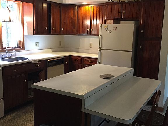 Most of the kitchen 