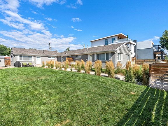 Shared front yard green space.