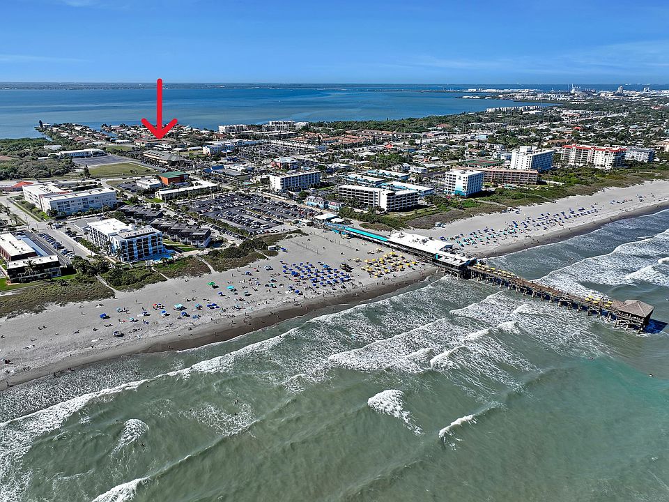 Distance from Cocoa Beach Pier to Windward West Complex (Red Arrow)