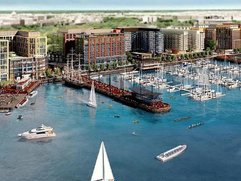 3 blocks to the District Wharf