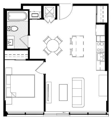 Floor plan 803