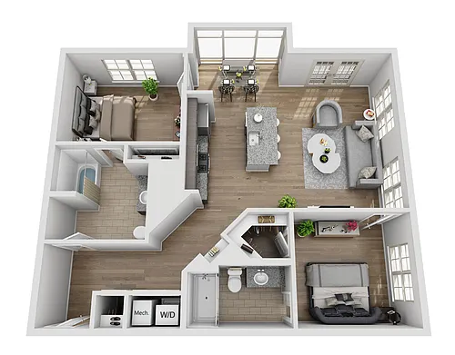 Floor plan B2