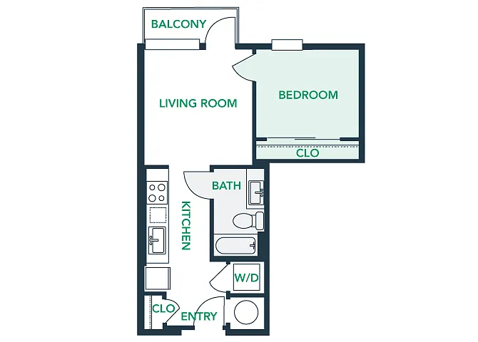 Floor plan A104