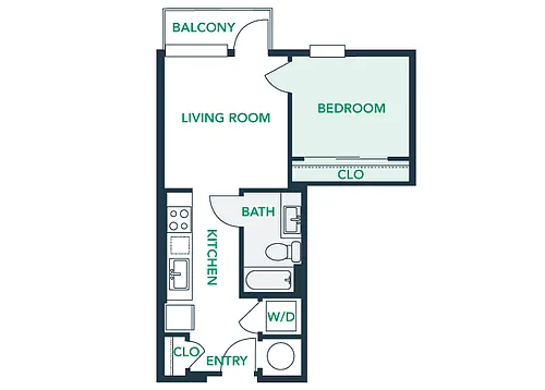 Floor plan A104