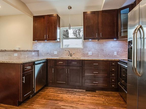 Custom kitchen with bar
