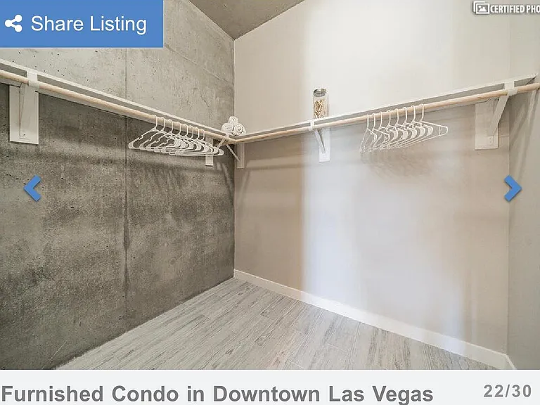 Huge walk-in closet at Master Bedroom.