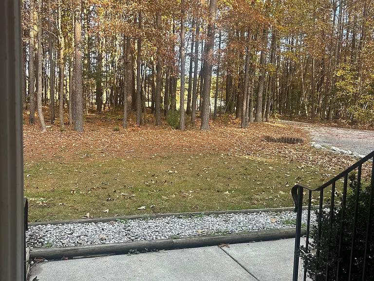 Looking out off of the Front Porch