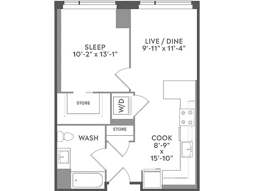 Floor plan A2c