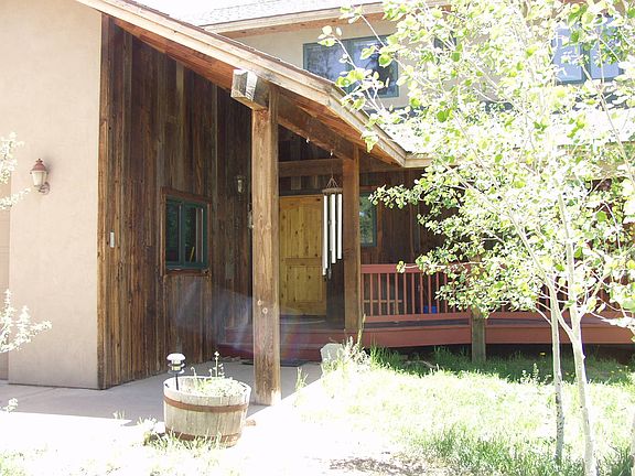 Covered entry to front door.