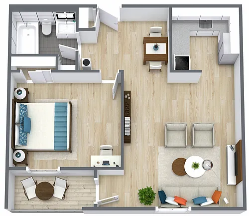 Floor plan A1BK-P