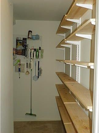 There are two pantries in the kitchen too - this is the largest one.  A chef's dream!