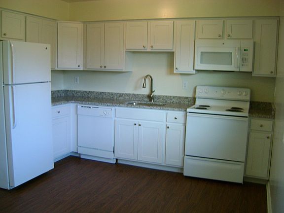 Kitchen with granite countertops