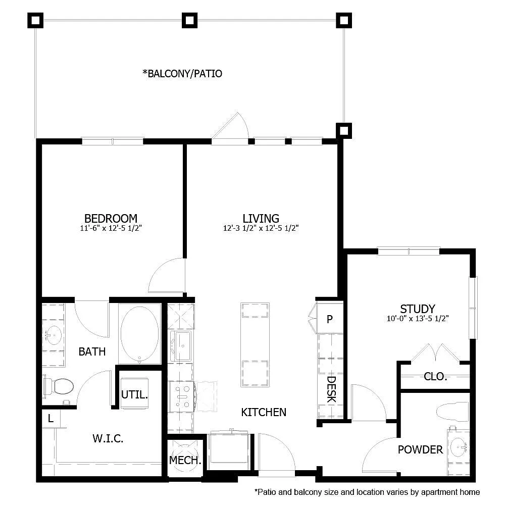 Floor plan CH_A6