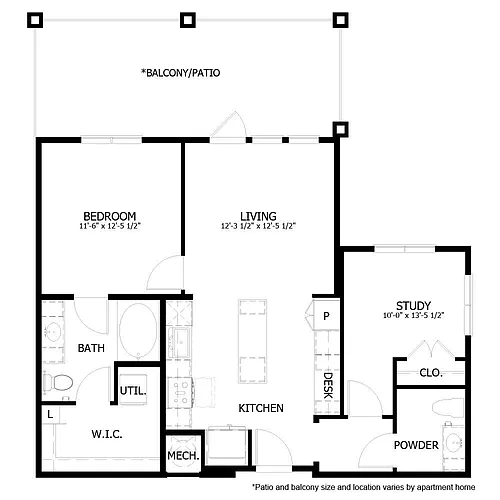 Floor plan CH_A6